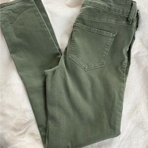 Olive Green Women's Jeans